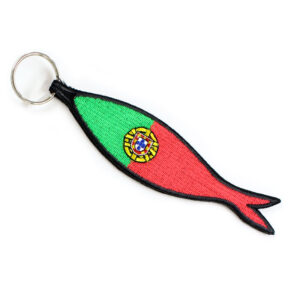 Sardine Key Chain Emblem Portuguese Flag