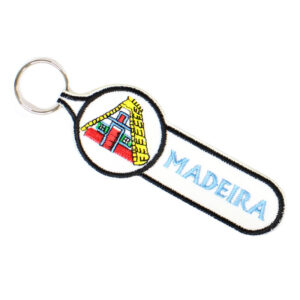 Porta-Chaves Bordado Casa Típica da Madeira - Madeira