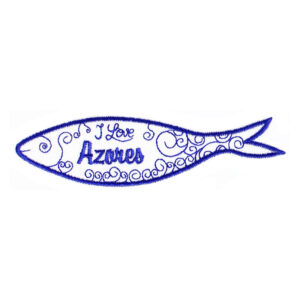 Emblema Sardinha Azul I Love Azores - Açores
