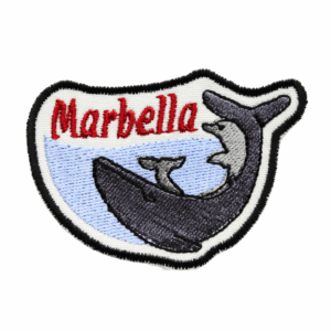 Parche Bordado – Marbella - Ballena y Delfín (España)