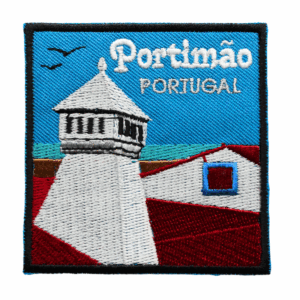 Emblema Bordado – Chaminé Típica do Algarve – Portimão, Portugal