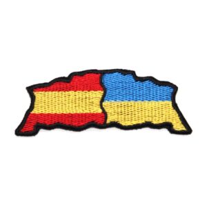 Parche Bordado – Bandera España Ucrania (España)