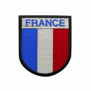 Emblema Bordado - Brasão Com Bandeira de França