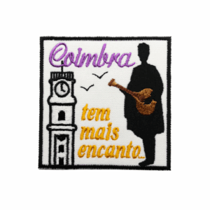 Emblema Bordado - Coimbra Tem Mais Encanto, Quadrado