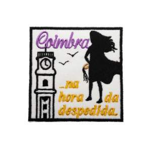 Emblema Bordado - Coimbra Na Hora Da Despedida, Quadrado