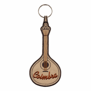 Porta-chaves Bordado – Guitarra Portuguesa Fado de Coimbra