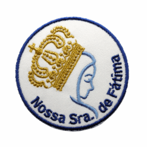 Emblema Bordado - Nossa Senhora De Fátima (Redondo)