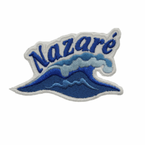 Gesticktes Emblem von Nazaré – Welle