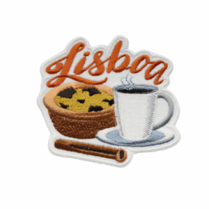 Emblema Bordado Lisboa - Pastel de Belém