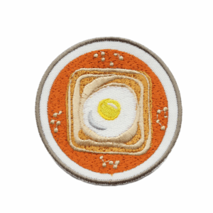 Emblema Bordado Redondo Porto - Francesinha