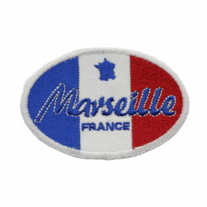 Emblema Bordado - França Marselha Redondo