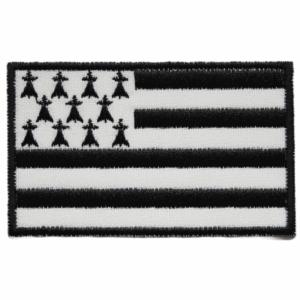 Emblema Bordado Região França - Bandeira Bretanha