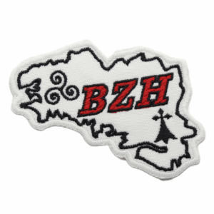 Emblema Bordado Região França - Mapa Bretanha