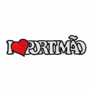 Emblema Bordado – I Love Portimão (Branco)