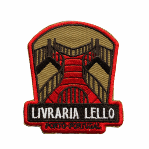 Emblema bordado – Librería Lello, Oporto