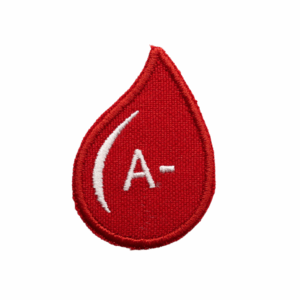 Embroidered Emblem – Blood Group A-