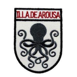 Parche Bordado – Illa de Arousa – Escudo con Pulpo (España)