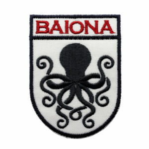 Parche Bordado – Baiona – Escudo con Pulpo (España)