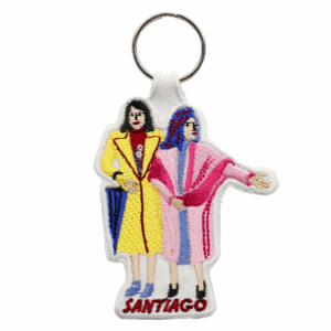 Llavero Bordado – Las Dos Marías – Santiago (España)