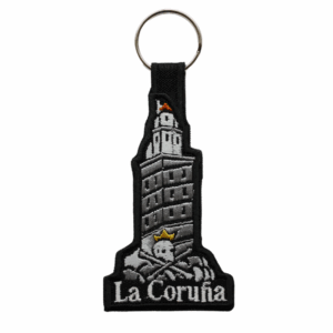 Llavero Bordado – Torre de Hércules – La Coruña (España)