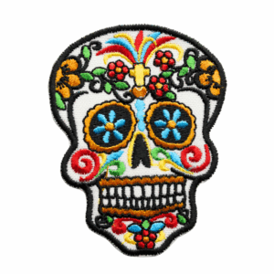 Emblema Bordado – Caveira Mexicana