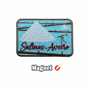Emblema Magnético Bordado – Salinas Aveiro (Íman)