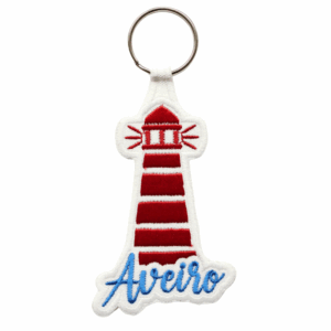 Porta-chaves Bordado – Aveiro (Farol)
