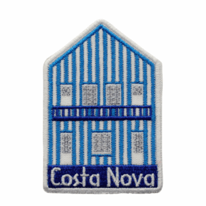 Emblema Bordado – Costa Nova – Casa (Azul) (Aveiro)