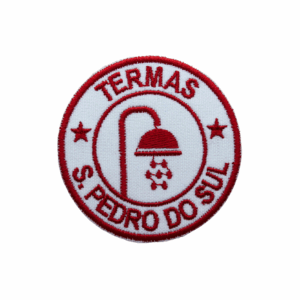 Emblema Bordado – Termas, S. Pedro do Sul – Chuveiro (Vermelho)