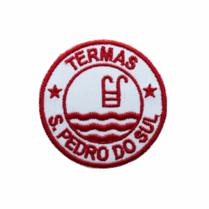 Emblema Bordado – Termas, S. Pedro do Sul – Piscina (Vermelho)