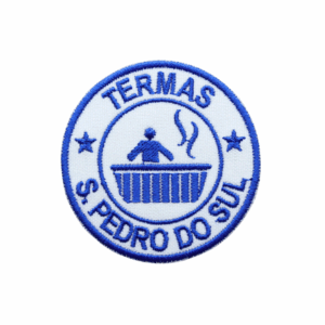 Emblème brodé – Termas, S. Pedro do Sul – Baignoire (Bleu)