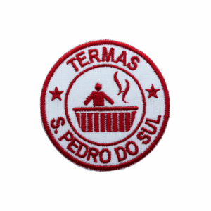 Emblema Bordado – Termas, S. Pedro do Sul – Bañera (Rojo)