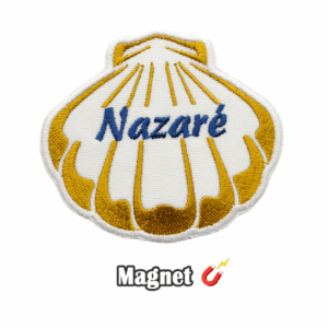 Emblema Magnético Bordado – Concha – Nazaré (Íman)