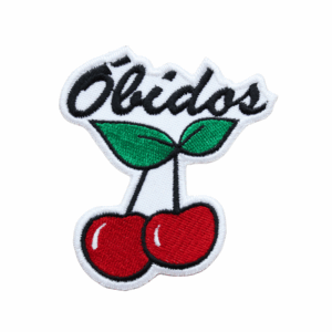 Embroidered Emblem – Óbidos, Cherry