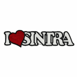 Emblema Bordado – I Love Sintra (Branco)