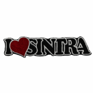 Emblema Bordado – I Love Sintra (Preto)