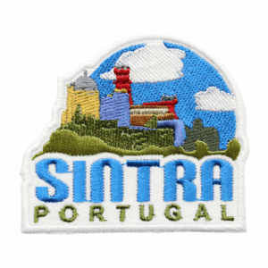 Emblema Bordado – Palácio Nacional da Pena, Sintra, Portugal (Colorido)