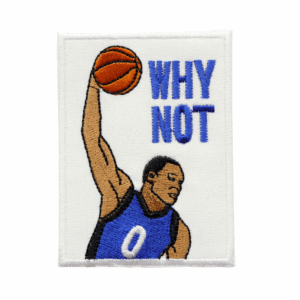 Emblema Bordado – Why Not - Basquetebol