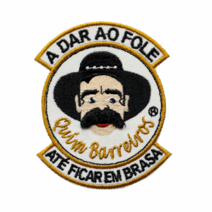 Emblema Bordado – Quim Barreiros - A Dar ao Fole até Ficar em Brasa