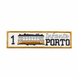 Emblema Bordado – Elétrico 1, Infante, Porto (Retangular)