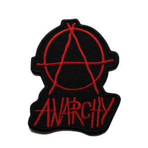 Emblema Bordado – Anarchy (Vermelho)