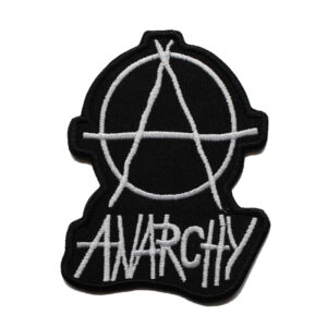 Emblema Bordado – Anarchy (Branco)