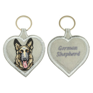 Embroidered Keyring – German Shepherd