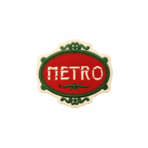 Emblema Bordado França – Sinal Metro