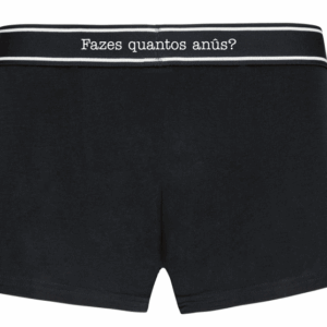 Boxer Bordado para Aniversariante (Fazes quantos anûs?)