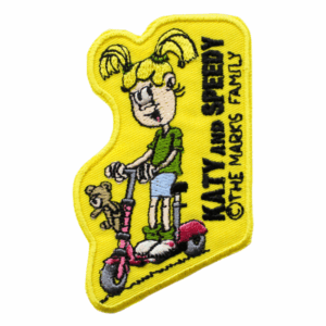 Emblème Motard La famille Marks Katy et Speedy Passeio