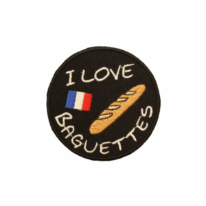 Emblema Bordado França – I Love Baguettes