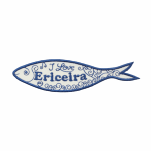 Emblema Bordado – Sardinha I Love Ericeira (Azul)