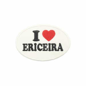 Emblema Bordado – I Love Ericeira Oval (Branco)