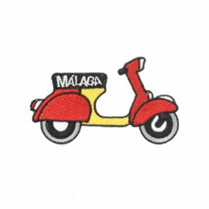 Parche Bordado – Scooter (Málaga)